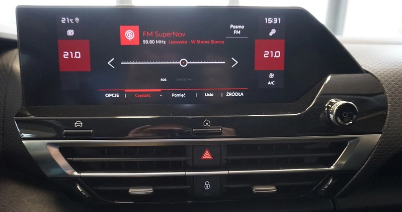 Citroen C4 cena 109900 przebieg: 29721, rok produkcji 2021 z Trzcińsko-Zdrój małe 596